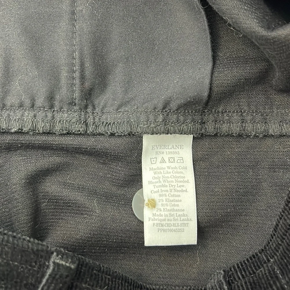 NWOT Everlane Baby Cord Relaxed Straight Cropped Pant Size 6 Last Pair Left - Picture 10 of 11